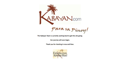 Desktop Screenshot of kabayan.com